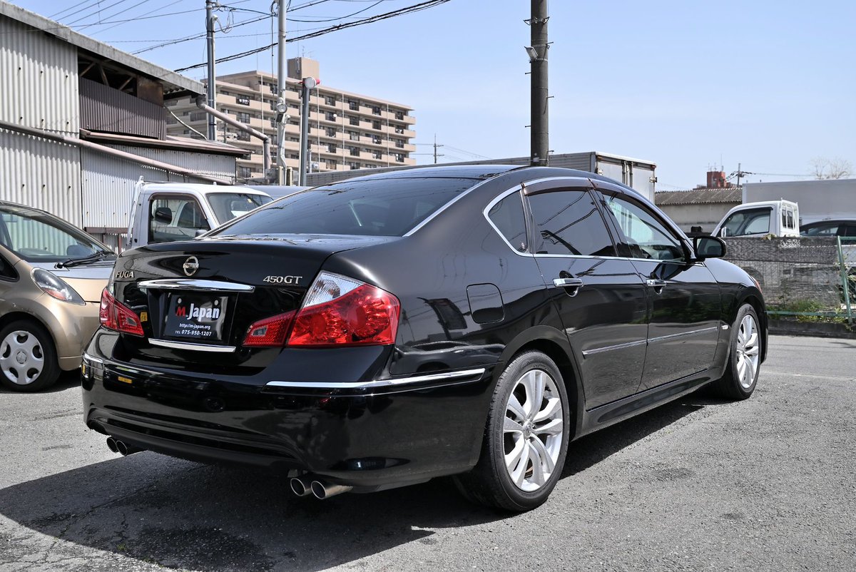 m_tarou_ni's tweet photo. ■新規入庫車■
平成20年式 CBA-GY50
フーガ450GT 後期型
純正HDDナビ
BOSEシステム
ダッシュ割れ無し
天張り張り替え済
スーパーブラック!
https://t.co/ysS1y7b8Y0
#50フーガ #450gt #v8 #スーパーブラック #gy50 #後期 #fuga #ゴールドエンブレム https://t.co/4yXgueZZMw