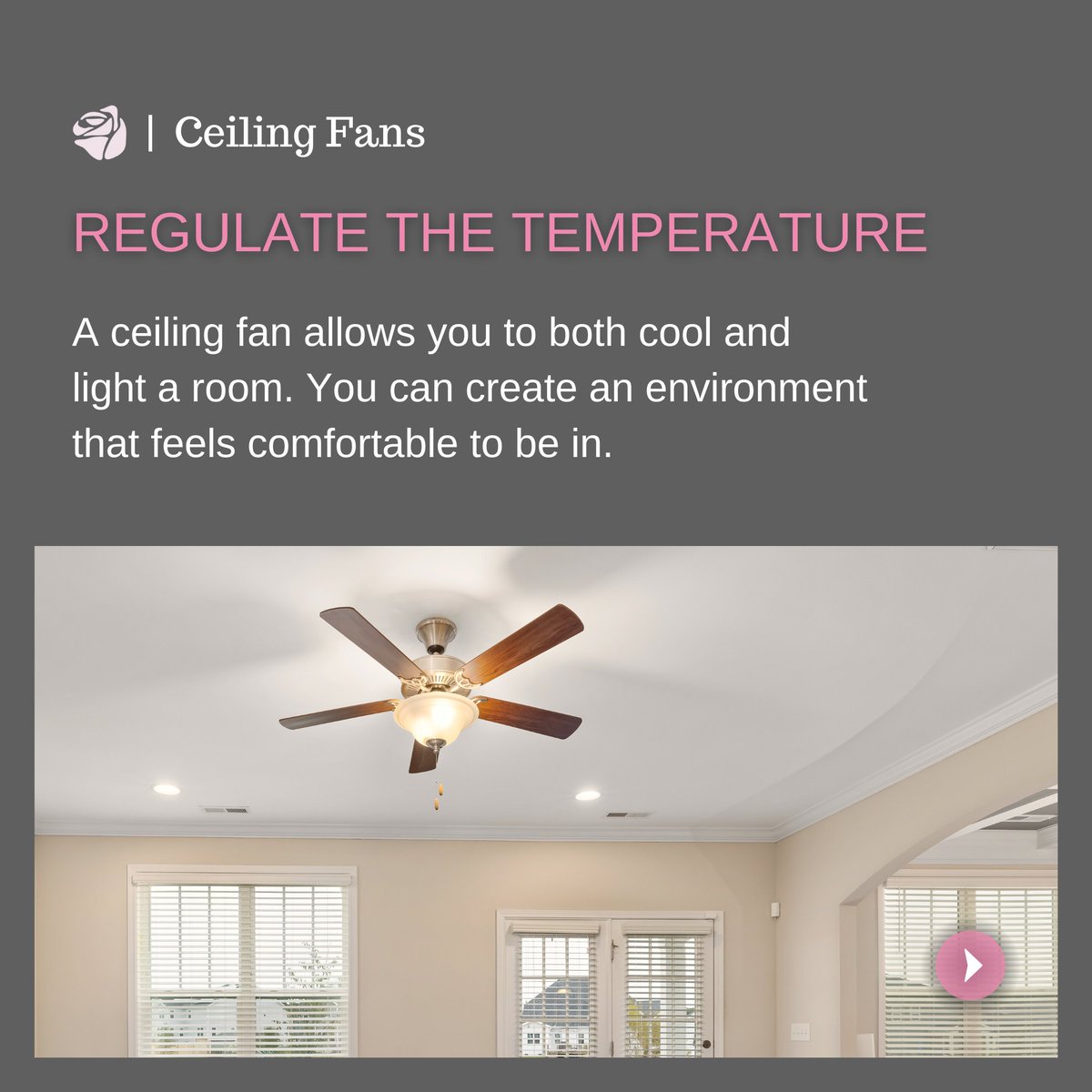 #Lighting has a big impact on how a room is perceived. When designing a room, it’s important to think about the type of ceiling light you will need and what would work best in the space.

altoelectrical.co.uk