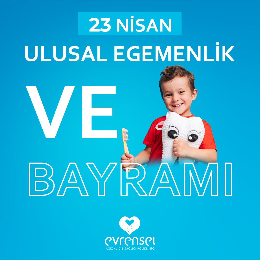 Atamızın armağanına sahip çıkan çocuklarımızın sevincine katılıyoruz!
23 Nisan Ulusal Egemenlik ve Çocuk Bayramı kutlu olsun! 🇹🇷🎉🎈

#evrenseldiş #23nisanulusalegemenlikveçocukbayramı #23nisan #ulusalegemenlikveçocukbayramı