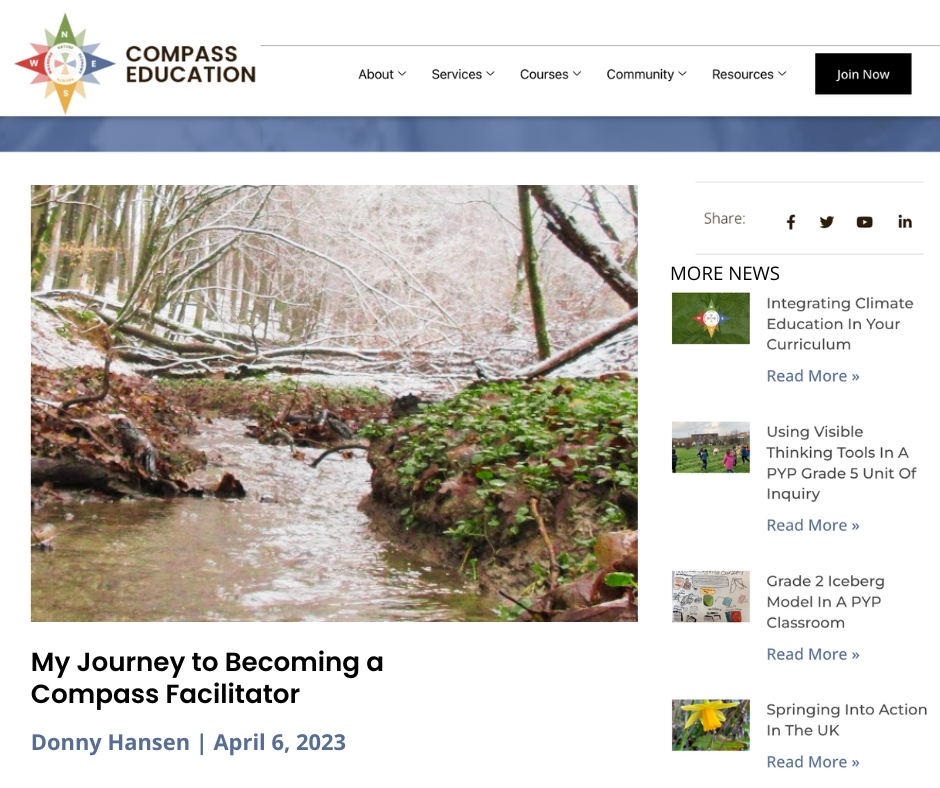 "As my grandmother always said, 'All opportunities are not doors, some are windows.' I am very grateful I took the window into the Compass Education Community."
Check out this blog post by Donny Hansen at ow.ly/btej50NL6S4.
#CompassEducation