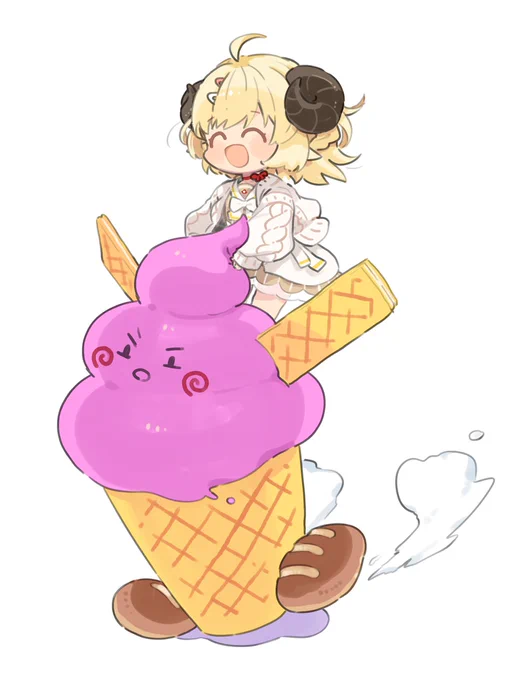 ムッワァ#つのまきあーと 