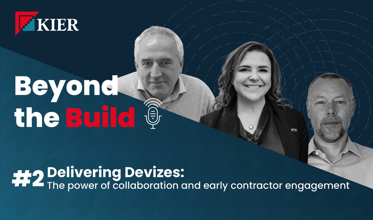kierconstruct's tweet image. 🎙️Episode 2 of our Beyond the Build podcast is here! ​

We sat down with Andrew Strange @NHSProperty, Richard Sandford-Hill, GP partner of Lavington Surgery 
&amp;amp; Cheryl Parsons, from Kier, to discuss the new Devizes Health Centre.

🎧Listen: podfollow.com/beyond-the-bui…

#BeyondTheBuild