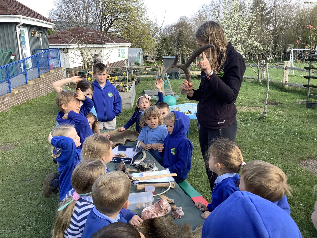 llanrhidianp's tweet photo. #LlanPengwin have been learning about our ancestors today with  help from Helen from Gower Unearthed. #LlanHum #LlanComm https://t.co/LxOb5NEJAw