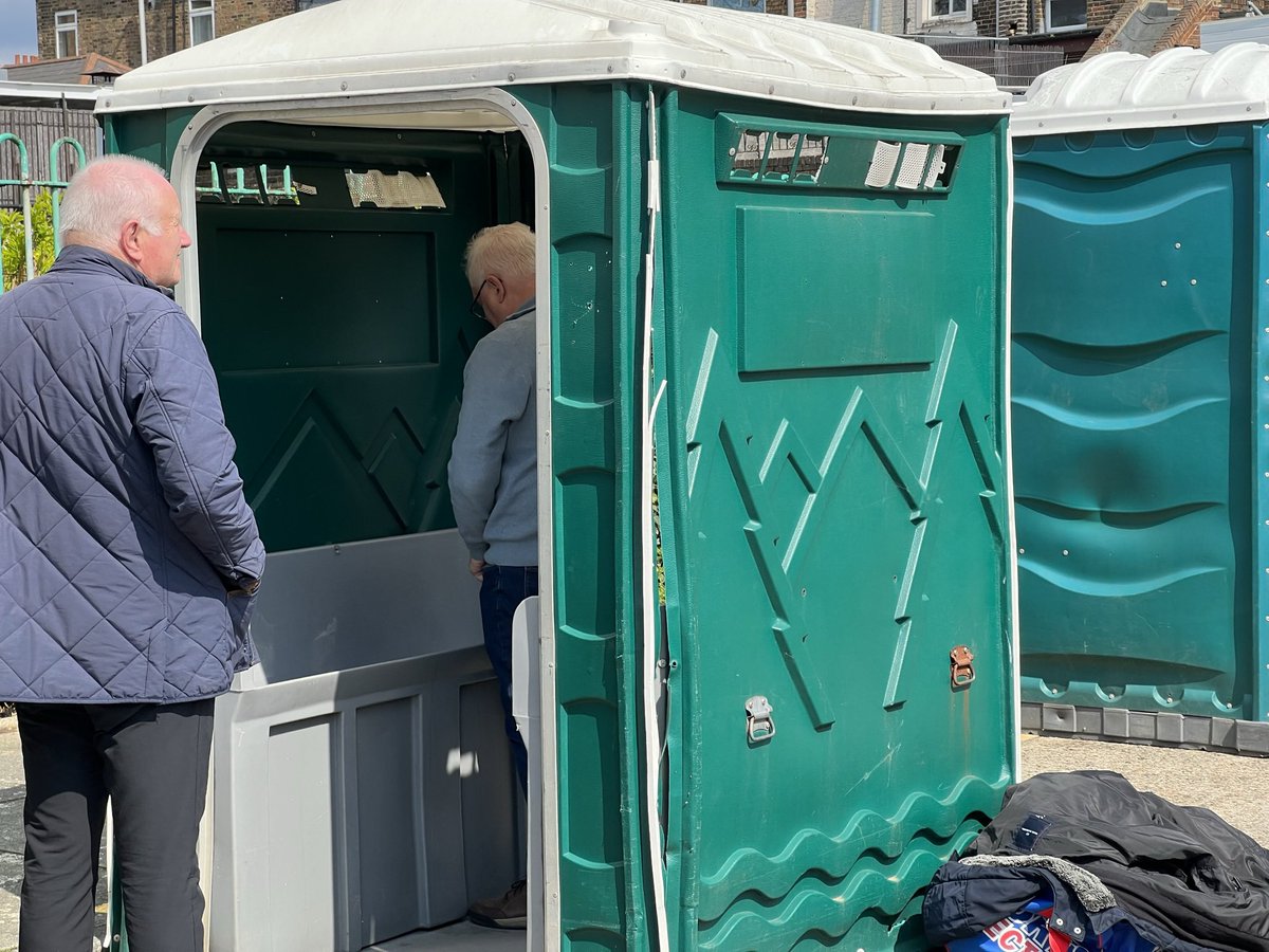Keith Murphy on Twitter "In England, men’s portapotties at games are