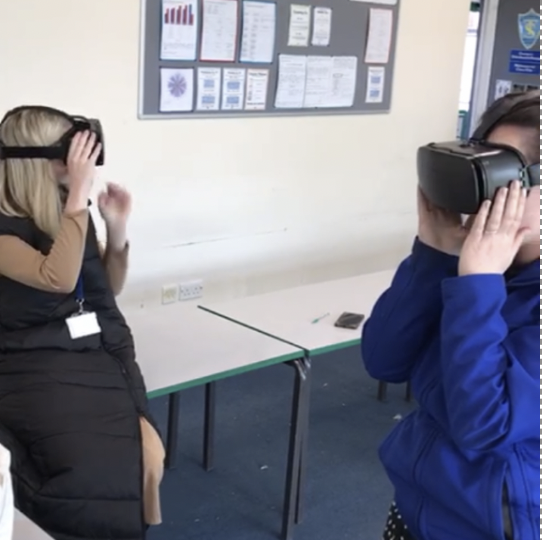 MrYTeacherGuy's tweet image. VR / XR in education doesn't have to be expensive these kits we have been sharing with schools in West Wales are made up of second hand iPods and head sets from the mighty @homebargains  

@WCLDProject 
@SammyJChapman @profgaryb