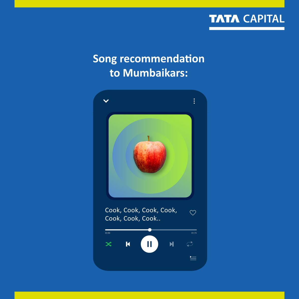 tatacapital's tweet photo. #CountOnUs for your next big purchase. 😌
#AppleStoreIndia #ApplestoreLaunch #Mumbai https://t.co/f6hkhq3TU1