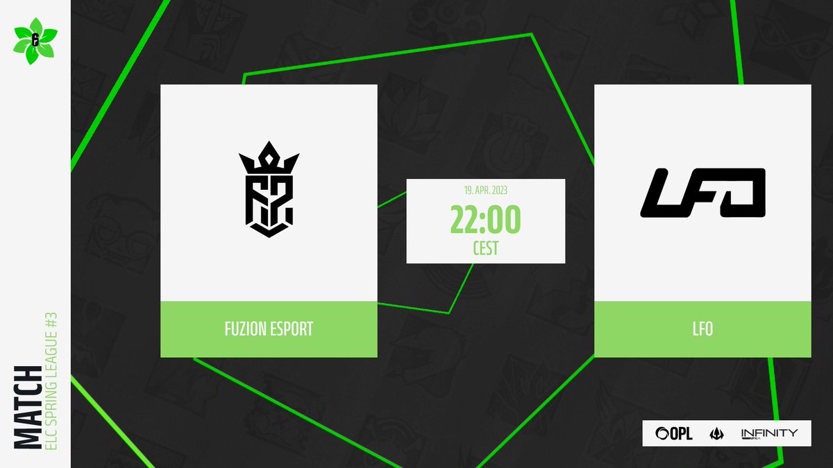 [𝗘𝗟𝗖 Spring League#𝟯]

Prochain  Playday 3  Major A

⚒️  <a href="/FuzionEsport_Fr/">FUᏃᏆᏫN ᎬᏚᏢᏫᎡᎢ</a> 🆚 #LFO
 
🗓️Mercredi 19 avril
🕘22:00 CET en bo1
🎙️ <a href="/EsportDevils/">🔻 𝕯𝖊𝖛𝖎𝖑 𝕰𝖘𝖕𝖔𝖗𝖙 🔺️</a>

🔴twitch.tv/devil_multigam…

bonne chance à tous 💪

Un #RT = Un encouragement. 🤝