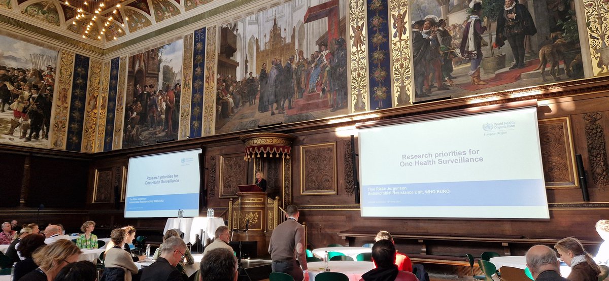 BachmannTill's tweet image. Kick off Day 1 of #ICOHAR  with Tine Rikke Jørgensen on #OneHealth surveillance priorities and bringing up a recurring theme of the morning. Fully agree that #ImplentationScience is essential to translate and achieve impact on #AMR @WHO @ICARS_global @OHAMR_News @JPIAMR