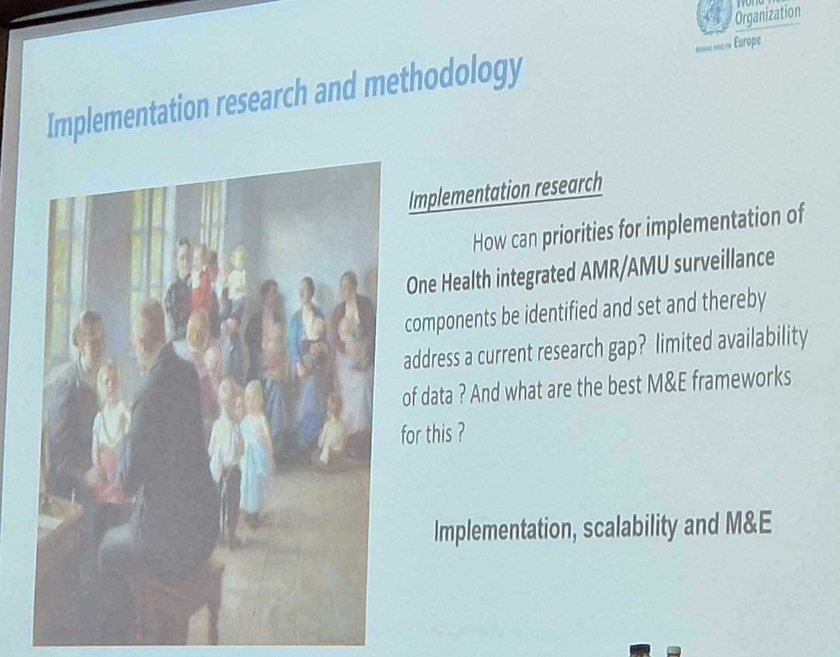 BachmannTill's tweet image. Kick off Day 1 of #ICOHAR  with Tine Rikke Jørgensen on #OneHealth surveillance priorities and bringing up a recurring theme of the morning. Fully agree that #ImplentationScience is essential to translate and achieve impact on #AMR @WHO @ICARS_global @OHAMR_News @JPIAMR