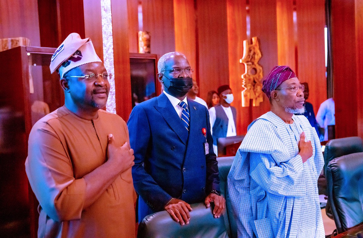 Vice President Yemi Osinbajo SAN presides over the Federal Executive Council Meeting at the Statehouse Abuja. 19th April, 2023. Photos by <a href="/tolanialli/">Tolani Alli</a>