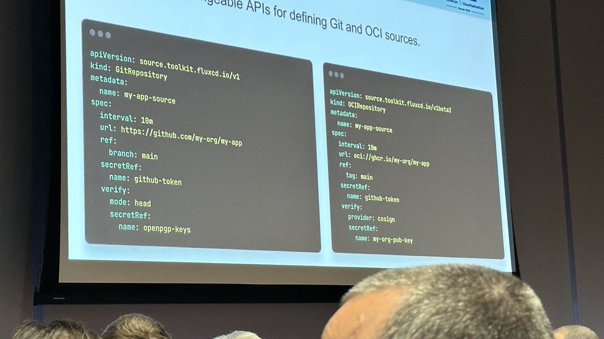 Are we going from #gitops to #OCIops? We have been using this way of deploying with <a href="/fluxcd/">Flux Project</a> and works really well #kubcon #kubernetes #cloudnative