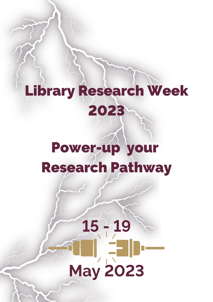 SU_Libraries's tweet photo. Library Research Week 2023 is fast approaching and we are excited to help you power-up your research pathway! Click on the following link to see what webinars will be on offer and to register: https://t.co/cJ7lUe9iJH https://t.co/7eKMlVfdTq