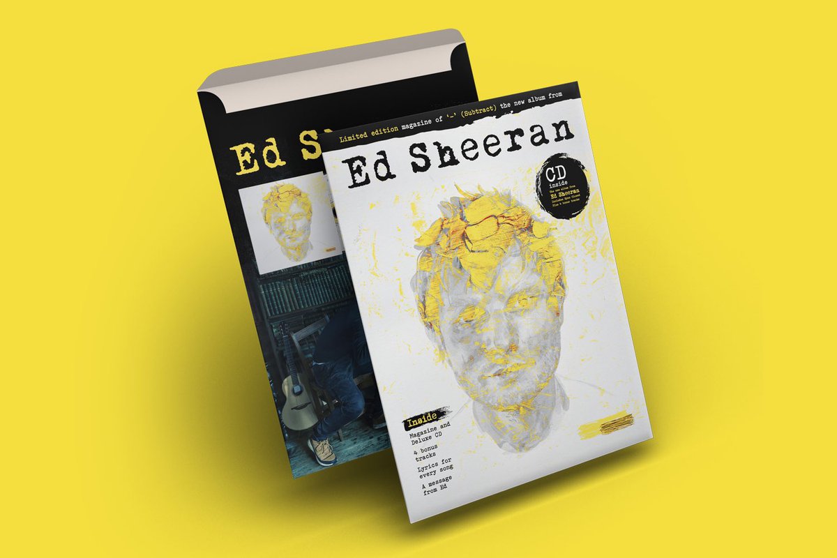 infoedsheeran's tweet photo. 💲 | EU QUERO!

Ed Sheeran lançou uma revista do 'Subtract' em sua loja oficial. Ela tem 20 páginas de fotos nunca antes vistas, além das letras de todas as músicas e um CD. 

É possível fazer o pré-pedido na loja dos EUA, que entrega no Brasil: https://t.co/y3Iw0N77Ha https://t.co/Tj0bRq2fCy