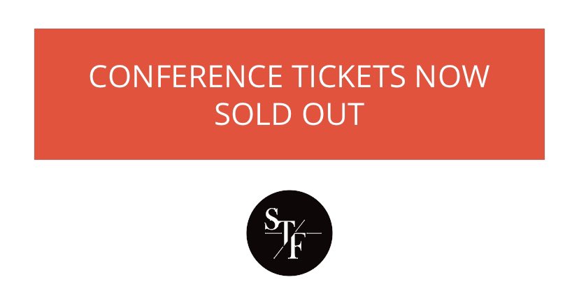 That’s it folks! STF 2023 Conference is Sold Out! Thanks to everyone who is joining us next week, see you soon 🎉 <a href="/SimplyRhino/">Simply Rhino</a> <a href="/McNeelEurope/">McNeelEU Rhino3D</a> 
#shapetofabrication
