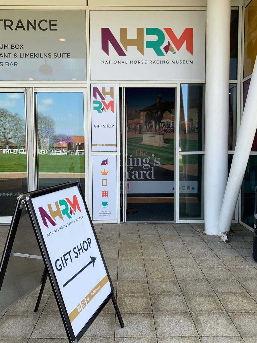 NHRMuseum's tweet photo. If you are planning to go racing today or indeed tomorrow, then do pop by our Gift Shop at the Rowley Mile Racecourse and pick up a momento of your day!  We have a wide range of gifts perfect for the racing enthusiast. https://t.co/Xo6EJTkmok