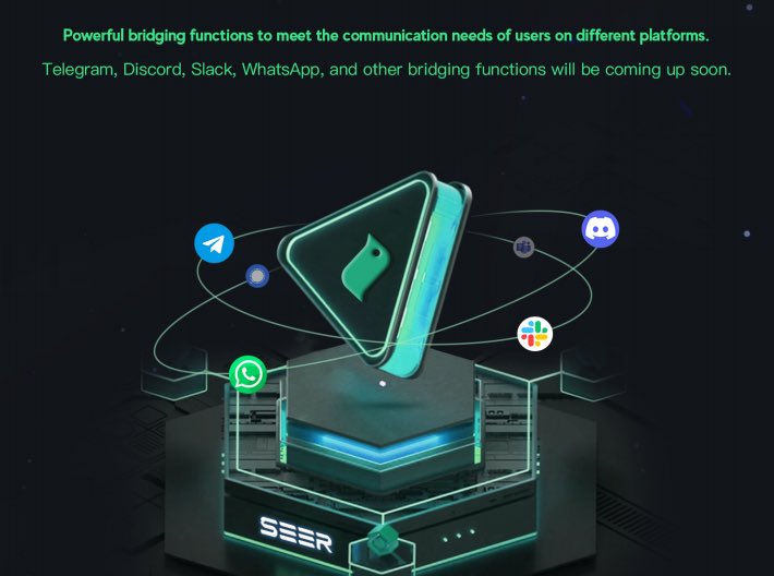 SeerFoundation's tweet photo. 🌟The #SEER App boasts a powerful bridging function that marks the beginning of a new era for Web3 social apps, seamlessly integrating with Web2 social apps. 

🚀Are you ready to experience this groundbreaking technology?

#SocialFi #Web3 https://t.co/NpYiE9TF3h