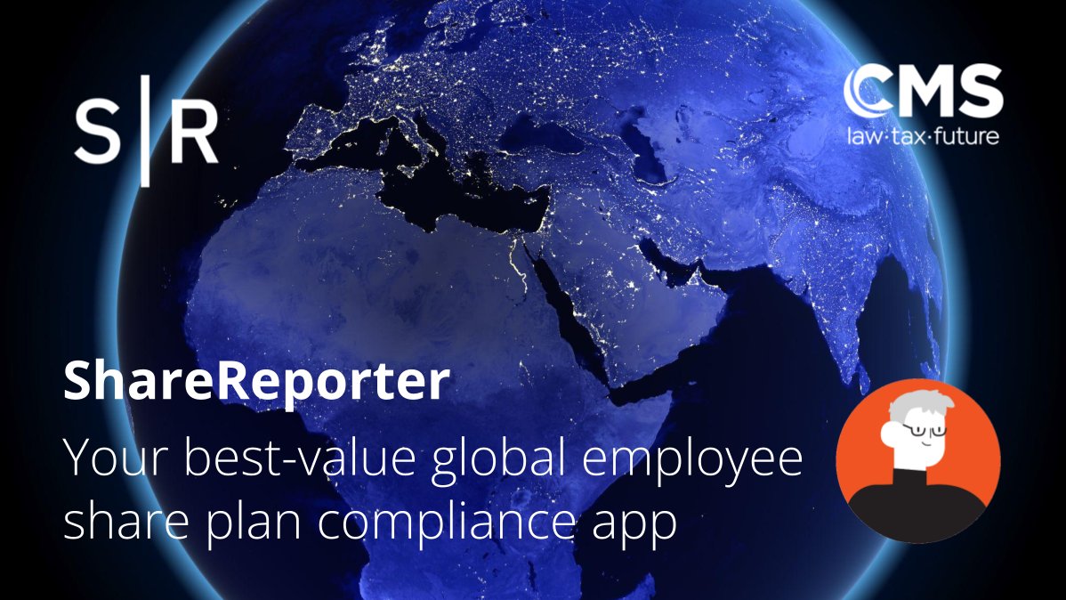 Introducing the @ShareReporter App, giving you all the #compliance information you need to help with your global #shareplans. Visit Booth 14 at this week’s #GEOAnnual2023, for an app demo. app.sharereporter.com/register-lite #CMSlaw #CMScorporate #equity #employeebenefits