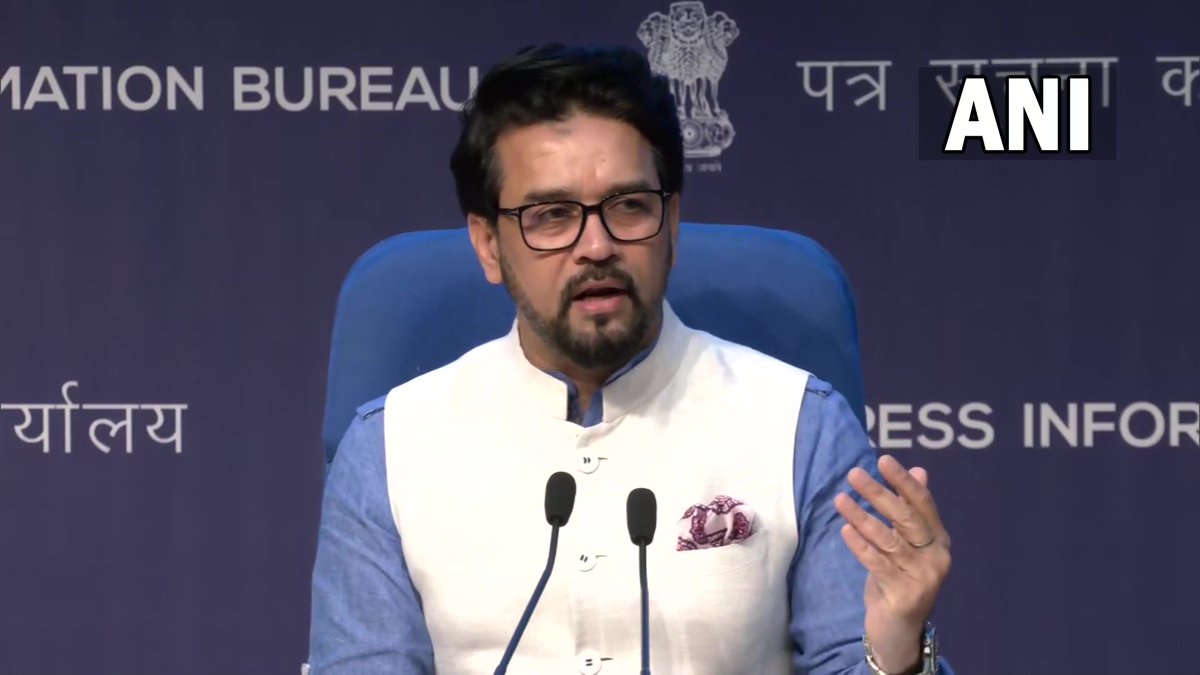 ANI's tweet photo. Union Cabinet approves National Quantum Mission with a budget provision of Rs 6003 Crores. The time period of the Mission is from 2023-24 to 2030-31. This is one such decision that will take India to new heights:  Union Minister Anurag Thakur https://t.co/iIy90h7NEQ