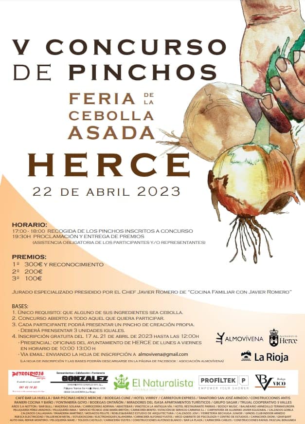 gruposagar's tweet photo. Desde Sagar apoyamos la cultura de nuestra zona. Por eso, este año de nuevo hemos echado una mano con los regalos que se entregarán en la #FeriadelaCebollaAsada de #Herce este fin de semana.
Esperamos que todos los #cebolleros y visitantes tengan unas fantásticas jornadas!!!! https://t.co/a24TDfE7KK