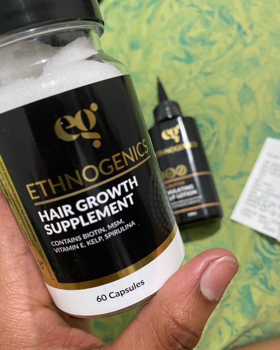 ethnogenics's tweet photo. #ProductReview 
“My hair journey hasn’t been an easy one. I have no real explanation as to what happened to my hair, I never saw a doctor, I was embarrassed and my confidence insanely low. 
Super grateful to @GailMabalane for creating and introducing @ethnogenics to the world.” https://t.co/p0lKodqaZ4
