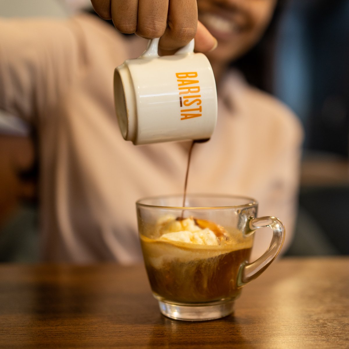 BaristaBrews's tweet photo. Just what the ☀️ ordered!

If you like the sound of sweet and creamy #vanilla ice cream mingling with the strong flavour of #espresso, our #Affogato is just the treat for you.

#IceCream #Summer #Coffee #Cafe https://t.co/nWyYtISPta