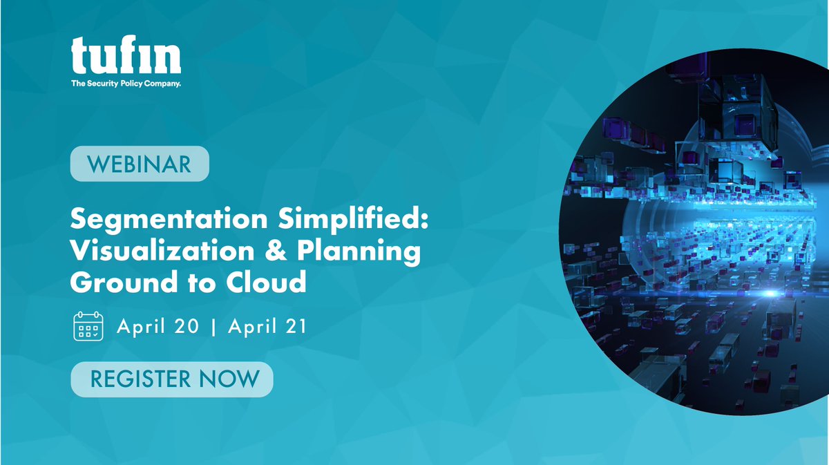 jdpecqueur's tweet photo. On 4/20 &amp; 21—see how to simplify &amp; accelerate segmentation projects from on-premises to cloud. See how to centralize &amp; visualize the current state of your segmentation, refine in a central dashboard &amp; quickly identify the changes necessary to implement. https://t.co/U30cFP22GA https://t.co/xULdZ6X2hH