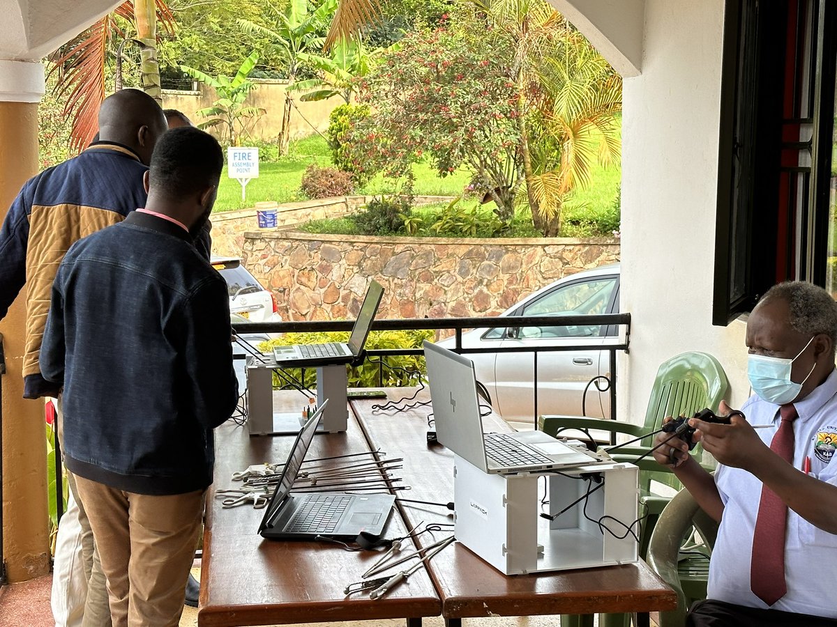 jagdhanda1's tweet photo. I’m in a room full of African anaesthetists with 50 attending the VRiMS live streaming two day anaesthetic event in Uganda and surgeons learning laparoscopic surgery. I don’t have anything to sell, only something to give with XR for global health and VRiMS. Up skilled in two airway and 12 ultrasound guided regional anaesthesia skills and filmed in VR360.