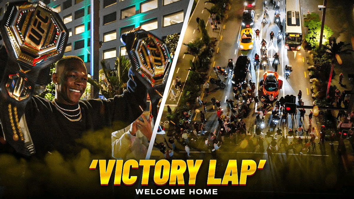 blakuraba's tweet photo. Watch "Hero's Welcome For Two-Time UFC Middleweight Champion Israel Adesanya " on YouTube https://t.co/rCZGfpjQIE https://t.co/rUrZhNAZZY