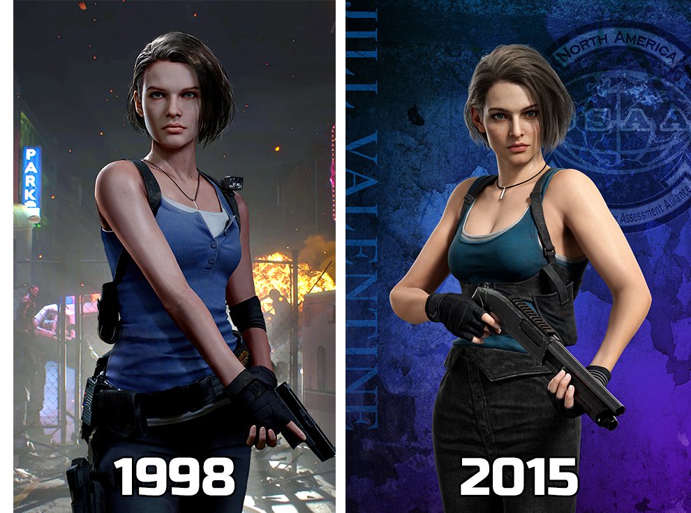 Jill Valentine - Jill throughout the years. Which are your