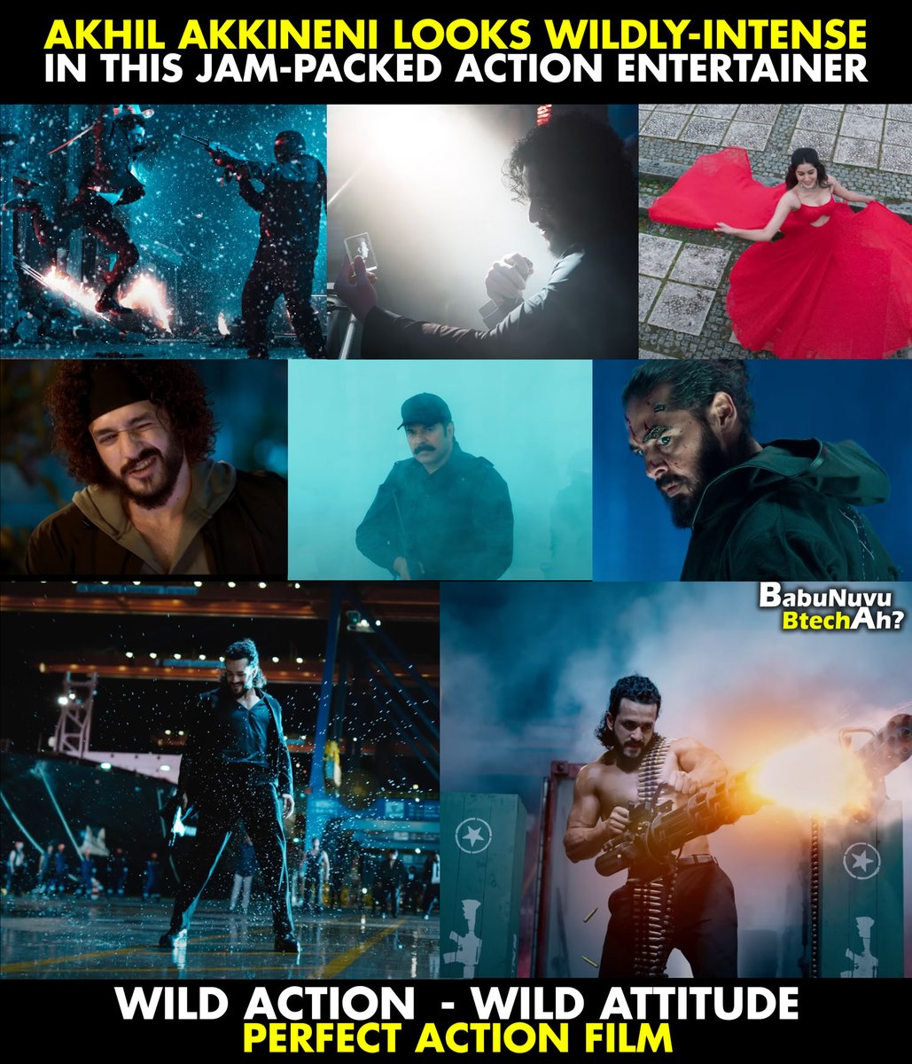 BabuNuvuBtechAh's tweet image. #AGENT in 𝘼𝙘𝙩𝙞𝙤𝙣!😎

#AgentTrailer out now ❤️‍🔥
- youtu.be/kPWVAiqZYOg

IN CINEMAS FROM APRIL 28th🔥

#AGENTonApril28th