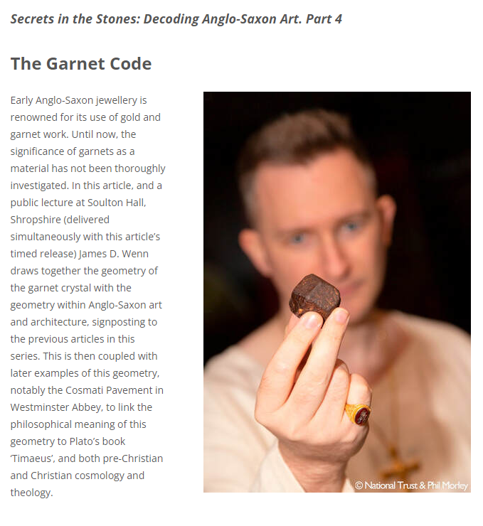 ThegnsOfMercia's tweet photo. It's finally here: the climax of '#SecretsintheStones' research, which reveals the significance of garnet geometry in #AngloSaxon & later English art, on a journey from Plato to #SuttonHoo, to #Repton & the #Coronation Theatre & #CosmatiPavement of Westminster Abbey. (1/2) https://t.co/0LqLwqbQlB