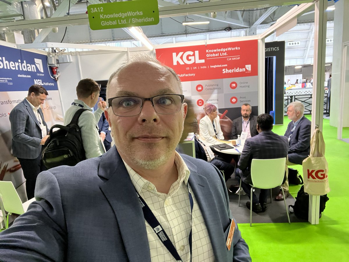 KwGlobalLtd's tweet image. Busy #LBF23 Day 2 here at KGL and @SheridanGroup Stand 3A12. Drop by to learn about intelligent automation for publishers on Smart Suite 3.0 and pick up a #CubeBot while they last!