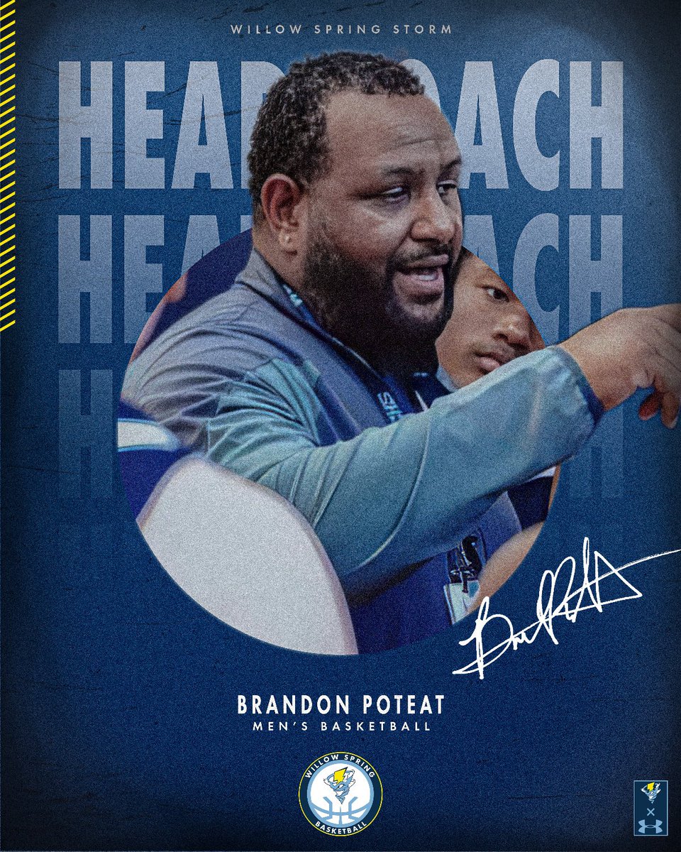 Willow Spring Storm (@ws_storm_sports) on Twitter photo Congratulations <a href="/coachpoteat/">Brandon Poteat</a> on being named the new <a href="/WS_Storm_MBball/">Willow Spring Men’s Basketball</a> head coach #Family Congratulations <a href="/coachpoteat/">Brandon Poteat</a> on being named the new <a href="/WS_Storm_MBball/">Willow Spring Men’s Basketball</a> head coach #Family