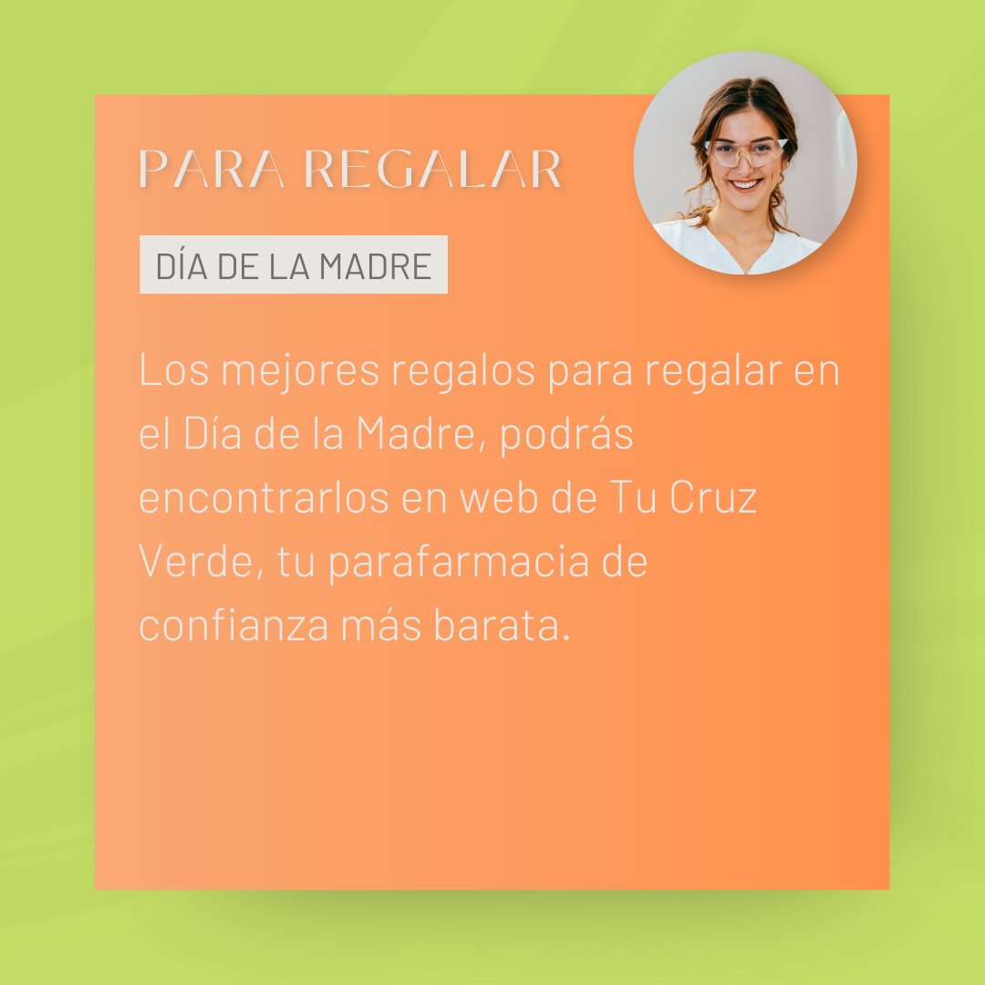 TuCruzVerde's tweet photo. ¿Aún no sabes que vas a regalar en el #DiaDeLaMadre? Os contamos 6 regalos perfectos para regalar en el Día de la Madre. https://t.co/sPT5yQ5iai #cosmética #regalos #consejos https://t.co/1Uj8Jv5PPJ