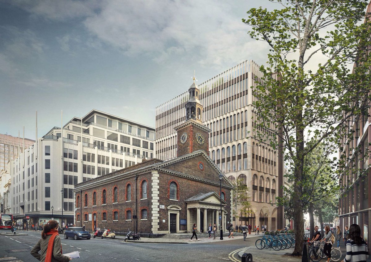 SSC_LDN's tweet photo. One Chapel Place by @dMFKArchitects 

Plans for an 11-storey office scheme north of Oxford Street have been submitted. The site neighbours St Peter, Vere Street:
https://t.co/brqqzwFK10 https://t.co/il6Cde5gGE
