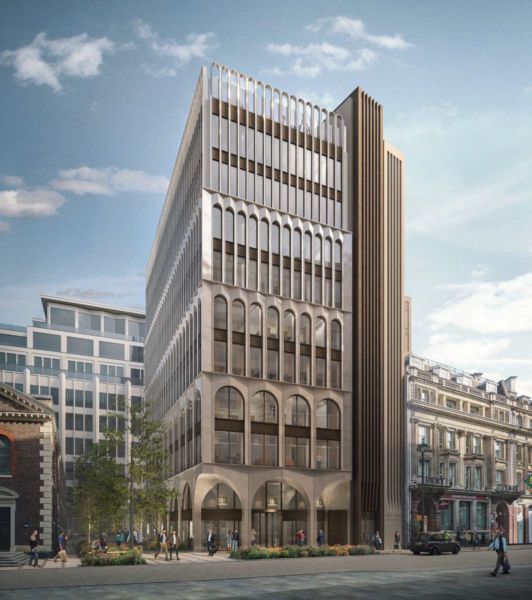 SSC_LDN's tweet photo. One Chapel Place by @dMFKArchitects 

Plans for an 11-storey office scheme north of Oxford Street have been submitted. The site neighbours St Peter, Vere Street:
https://t.co/brqqzwFK10 https://t.co/il6Cde5gGE