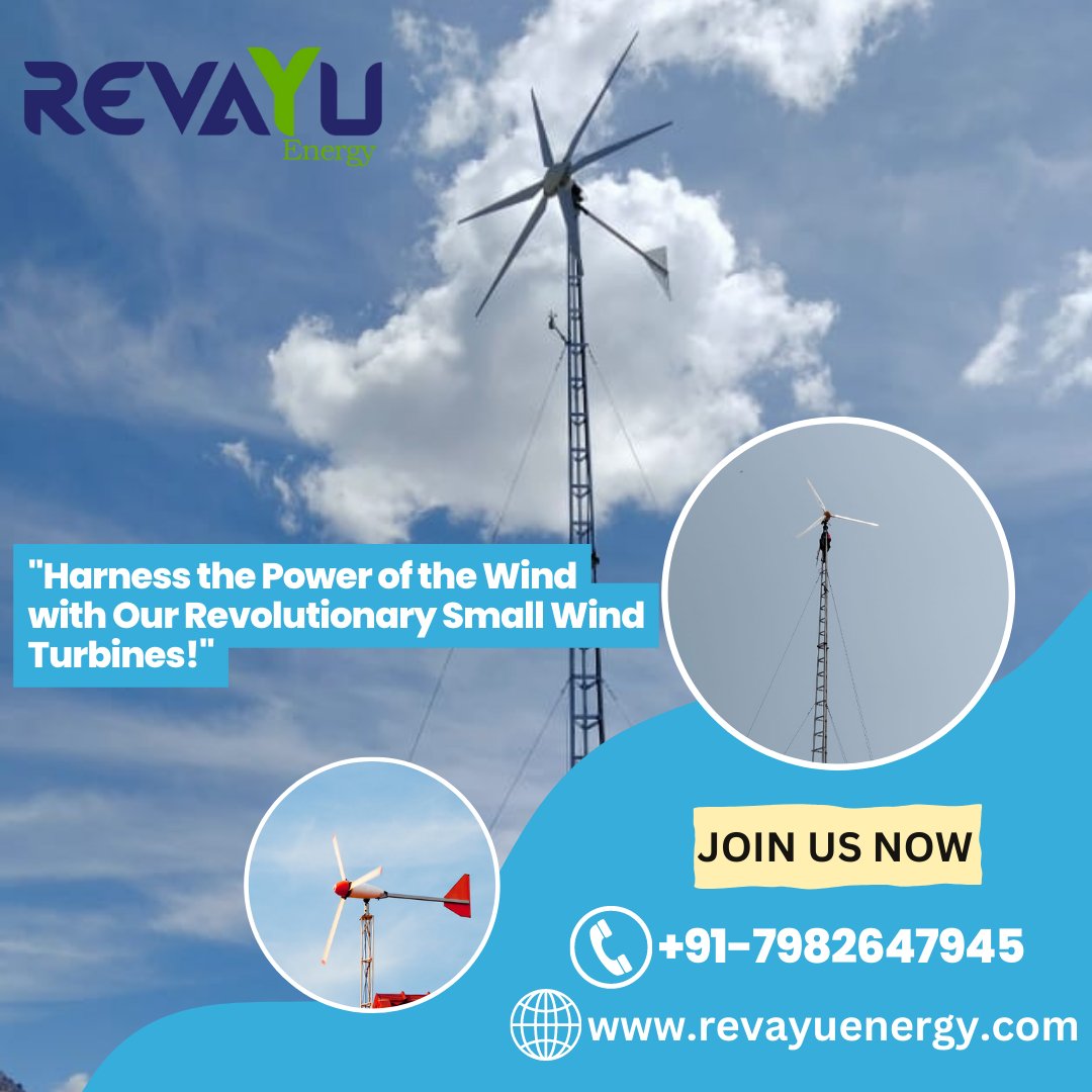 Harness the power of the wind with our revolutionary small wind turbines.
.
.
.
.
.
#renewableenergyisthefuture #renewableenergysystems #solarenergy #greentechnologies #cleantechco #windturbines #microwindturbines #hybridsystems #revayuenergy
