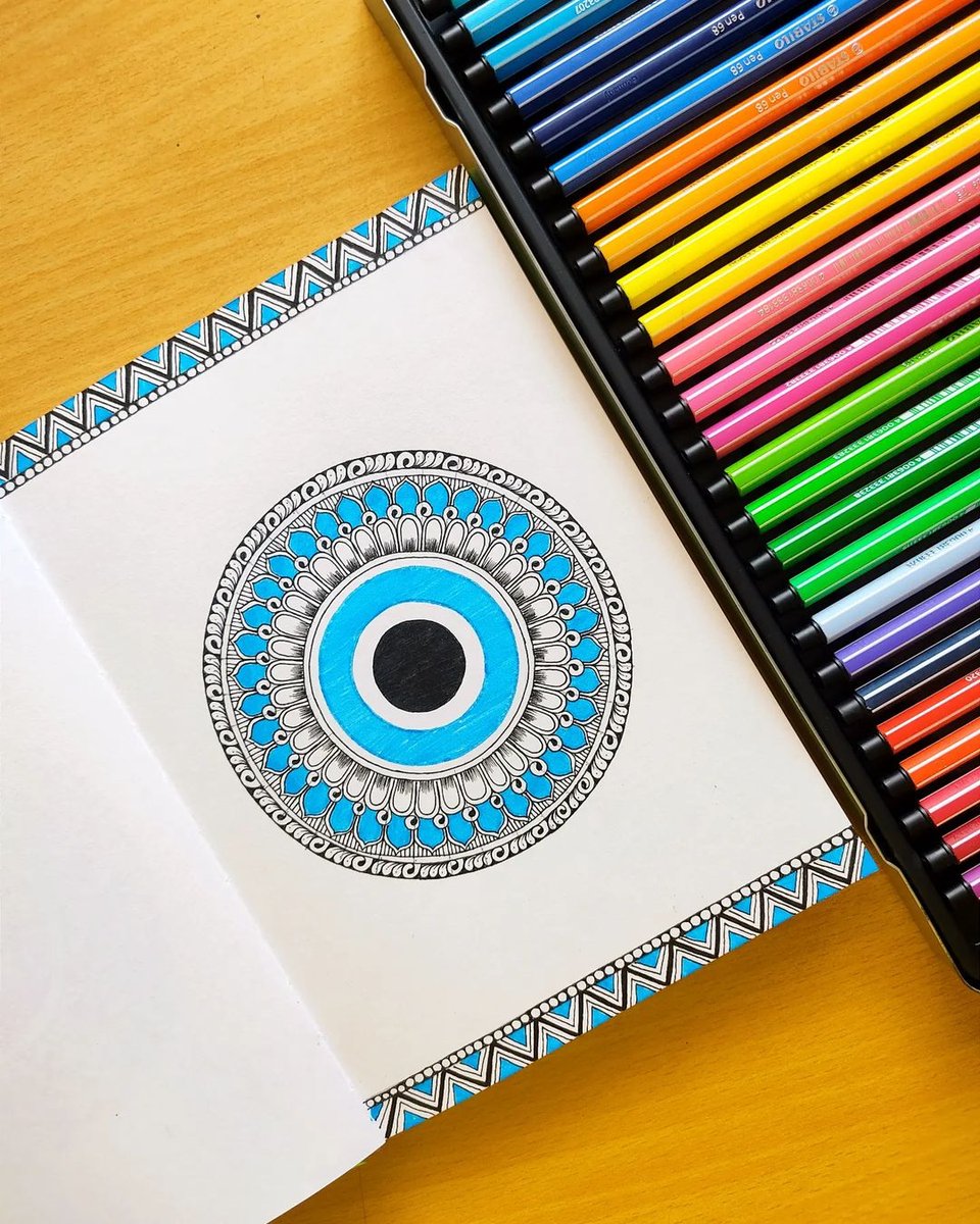 menorahcreatif's tweet photo. Done on @menorah_in 140GSM Cassata Sketchbook
⁠Done by @pen_creations._
.
.
.
Shop from our website:⁠
https://t.co/TwCVNRaSwv
.
.
.
#menorah #menorahstationery #sketchbook⁠ #art #artoftheday #artistsoninstagram #mandalatherapy #mural #mandalas #easypattern #menorahsketchbook https://t.co/Bdtg2J3ZhJ