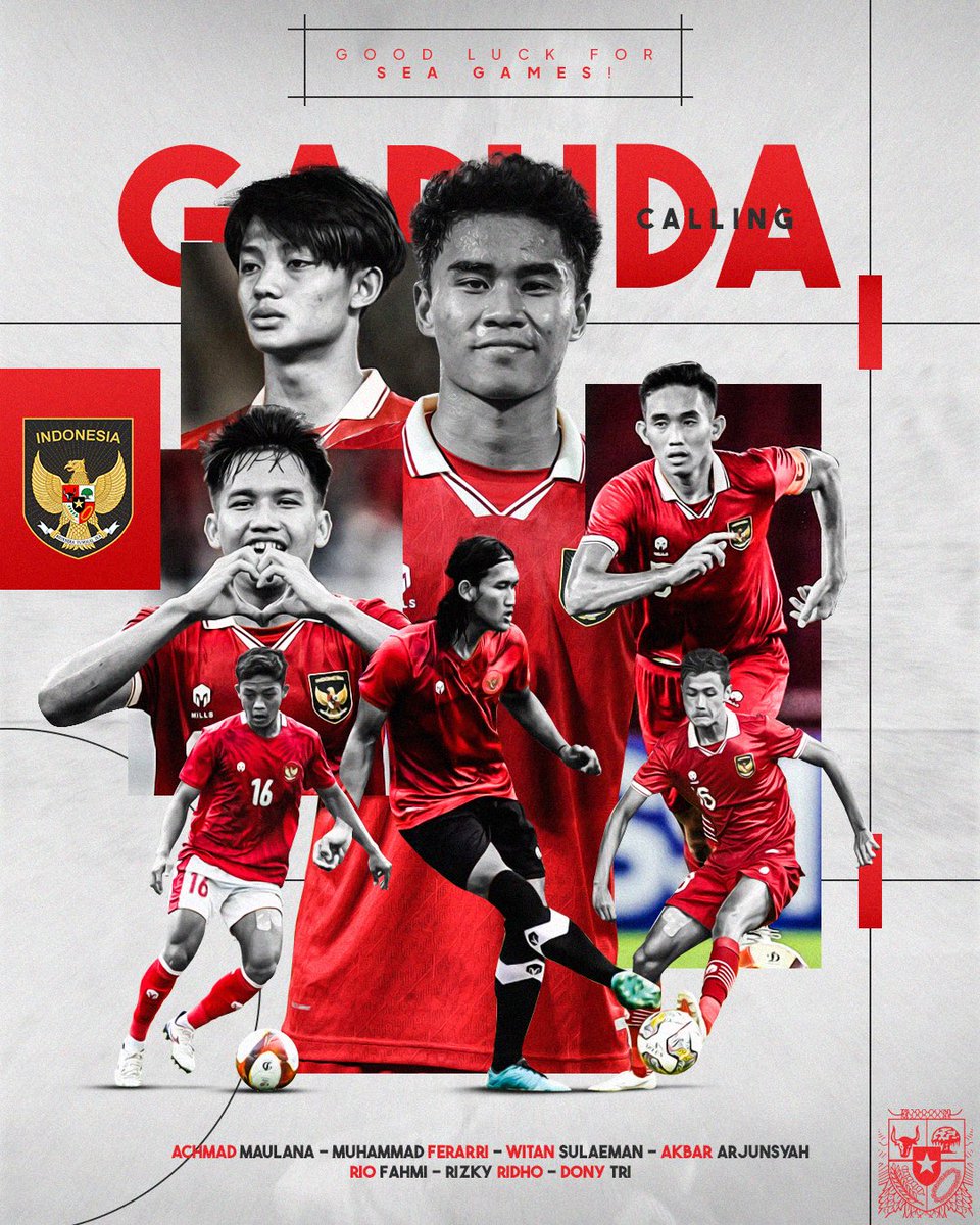 GARUDA CALLING 🇮🇩

Sebanyak 7 penggawa Macan Kemayoran dipanggil untuk mengikuti pemusatan latihan Timnas U-22 untuk persiapan menghadapi SEA Games 2023.

Berikan yang terbaik, Macan Muda!

#GarudaCalling #ToTheNextLevel #BelieveIn12 #PersijaJakarta