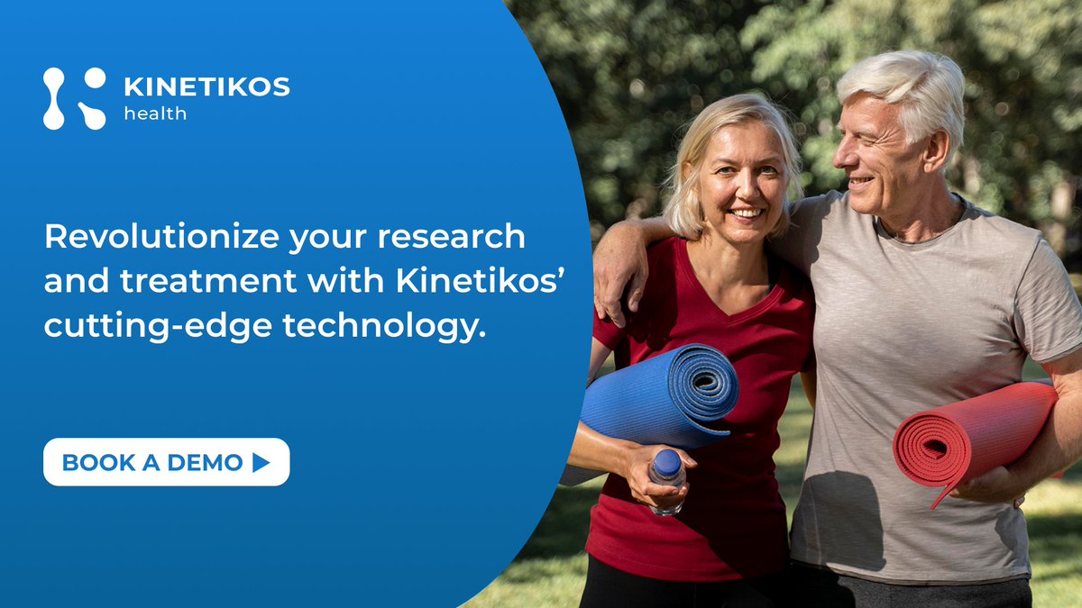 KinetikosHealth's tweet image. Physical activity can significantly improve symptoms &amp;amp; quality of life in Parkinson&apos;s patients, according to a recent study. link.springer.com/article/10.100… Researchers are already leveraging our technology. Want to learn more? Book a demo today! kinetikoshealth.com/form/book_a_de…