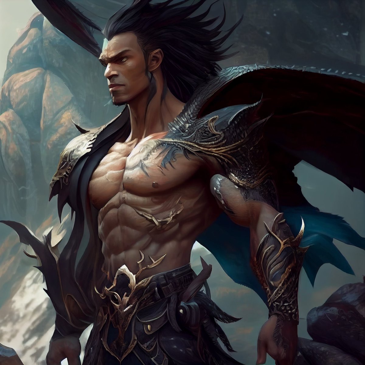 MIZmoniluv's tweet photo. LEGEND OF FIRE AND KINGS - DRAGON KING #dragons #shapeshifter #AIArtworks #aiartist #author #epicfantasy https://t.co/5WkuLXJSvh