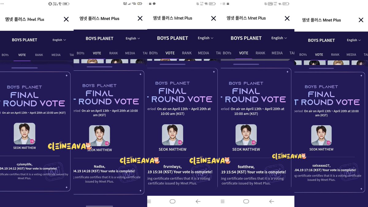 mattchewseok's tweet photo. 15 Votes for today.
Dont pity votes!!! he is not safe. he needs ALL of your votes, seokryu!!!
#Matthew1Pick #OnlyForMATTHEW https://t.co/Gx0gFJAndi