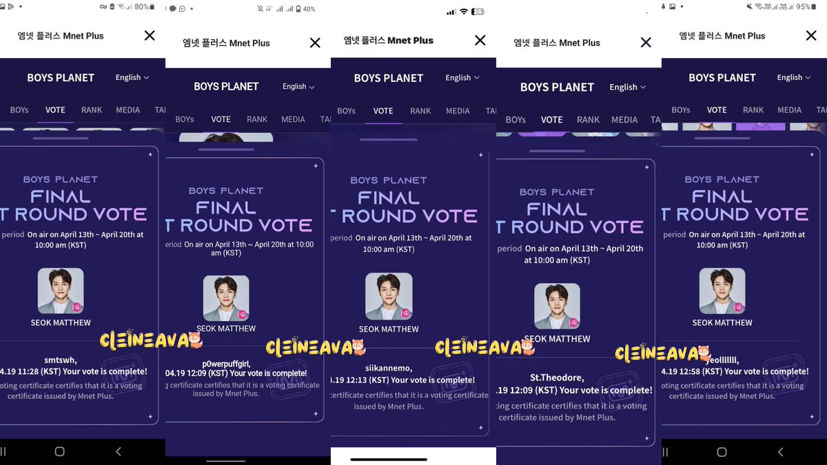 mattchewseok's tweet photo. 15 Votes for today.
Dont pity votes!!! he is not safe. he needs ALL of your votes, seokryu!!!
#Matthew1Pick #OnlyForMATTHEW https://t.co/Gx0gFJAndi