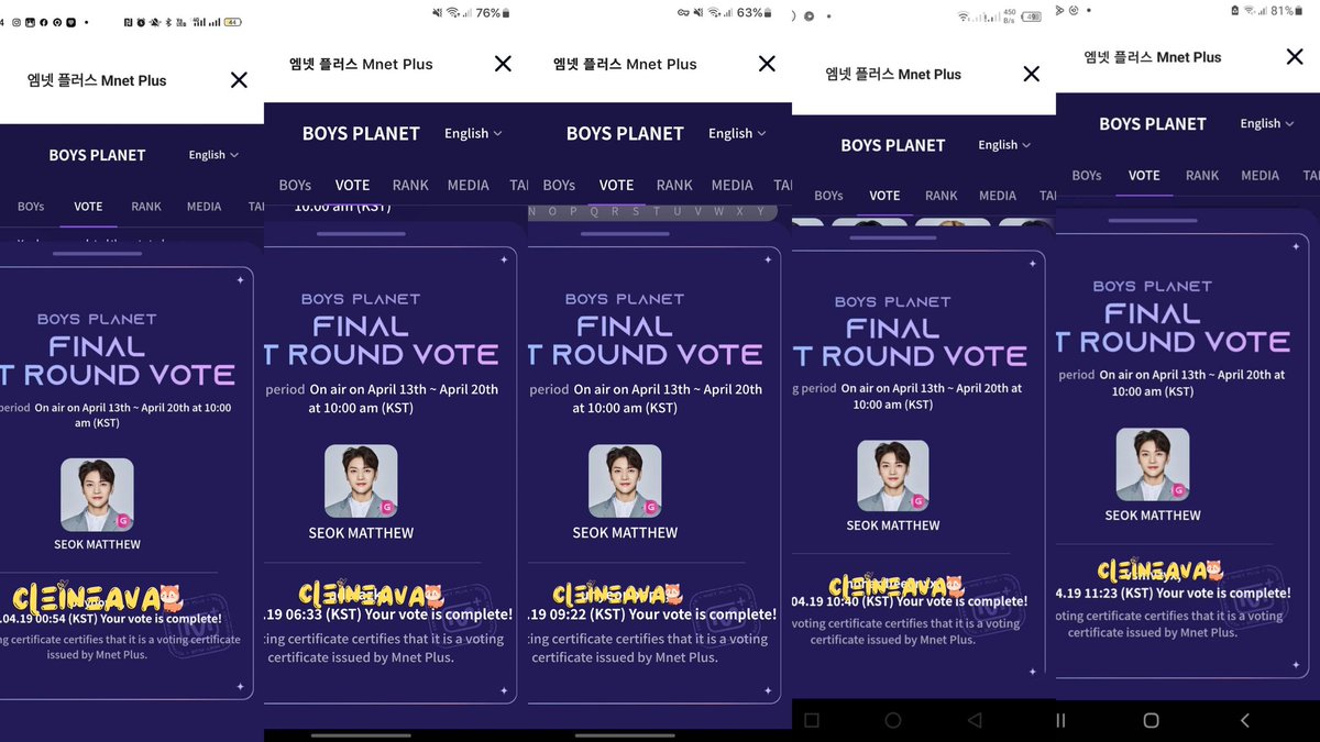 mattchewseok's tweet photo. 15 Votes for today.
Dont pity votes!!! he is not safe. he needs ALL of your votes, seokryu!!!
#Matthew1Pick #OnlyForMATTHEW https://t.co/Gx0gFJAndi