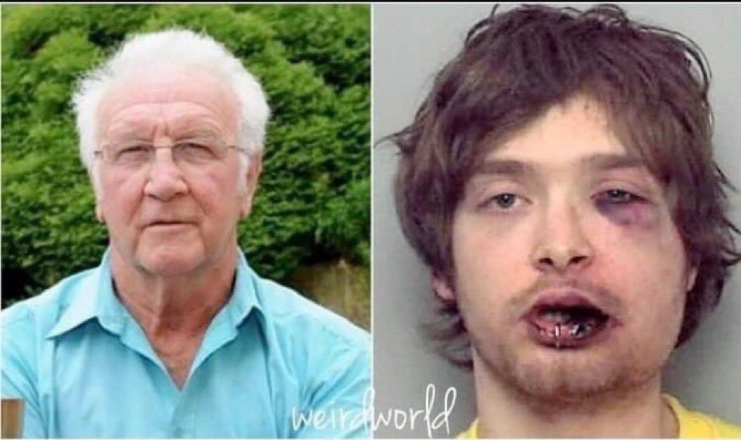Lencyclopediste's tweet photo. En 2009, un cambrioleur de 24 ans armé d'un couteau a tenté de s'introduire par effraction dans la maison d'un retraité de 72 ans à Oxford, en Angleterre. Il a été battu, meurtri et cloué au sol en quelques instants car il s'est avéré que le retraité était Frank Corti, un ancien champion de boxe.