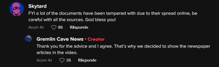 Minea____'s tweet photo. When the creator is made aware by several other accounts that the data is fake, he says: "that is why we decided to show the article in the video". https://t.co/VUIXQZUD1S