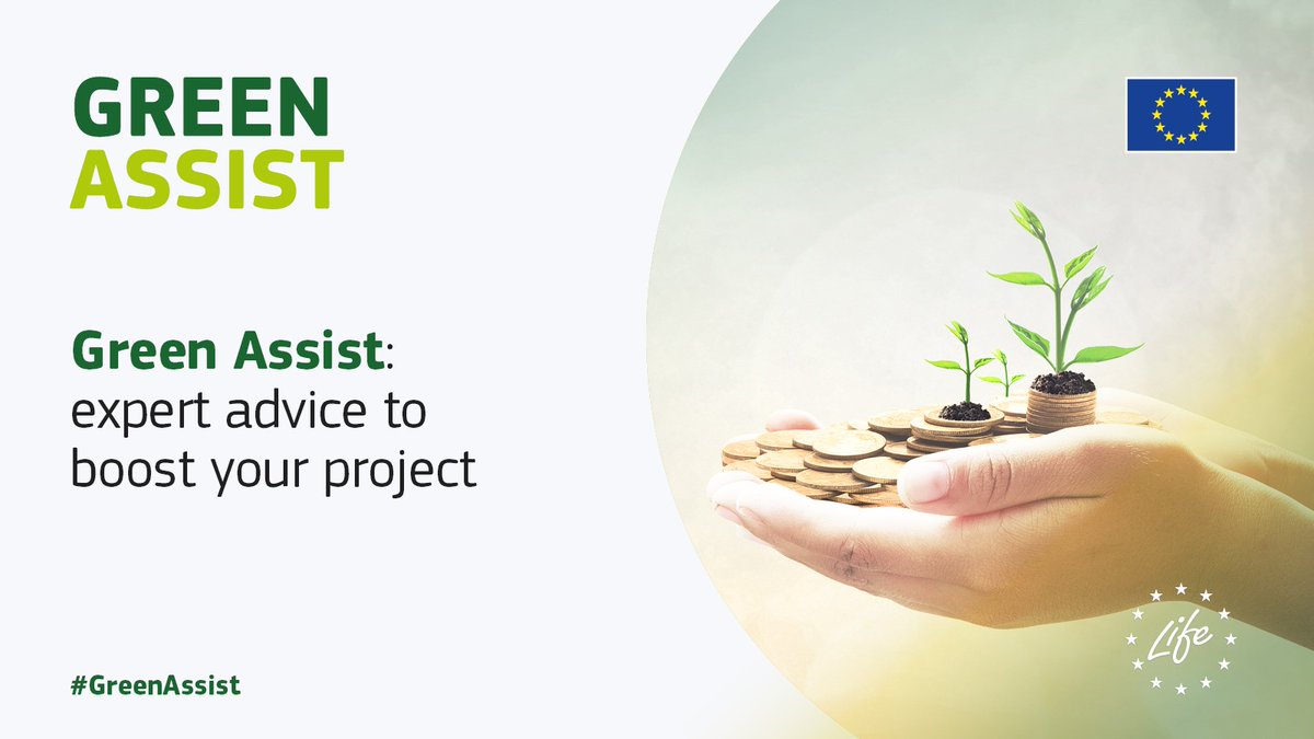 ¡#GreenAssist refuerza los proyectos de #inversión #verde!

👉Presentando tu #candidatura, tu #proyecto podrá:

💰atraer #financiación
🤝desarrollar modelos de #asociación
🌎desbloquear los beneficios #medioambientales

Más información: bit.ly/3GVz5AW