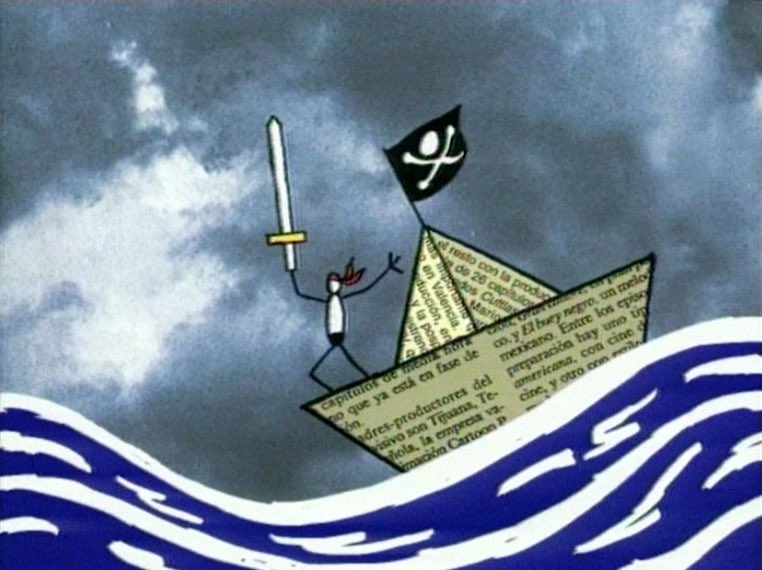 PlayDocFest's tweet photo. Inauguraremos esta edición 2023 con CON CIEN CAÑONES POR BANDA unha película de animación de CUTTLAS MICROFILMS (1992-94) interpretada maxistralmente polo lendario personaxe de cómic EL BUENO DE CUTTLAS, creación do xenial e inimitable CALPURNIO 👑♥️

https://t.co/FUa5iBAr7i https://t.co/dYny4t4vrO