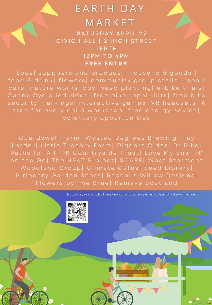 PKCTrust's tweet photo. Don't forget about our upcoming 'Tree for Every Child' workshop at @pkclimate_a's Earth Day Market!🌳
🗓 April 22

Free sign ups here ⬇ https://t.co/Zv6sGndKCt 

#treeforeverychild @PerthandKinross #bigtreecountry #family #kids #naturelearning #climateaction #biodiversity https://t.co/iuQpm1vQ9s