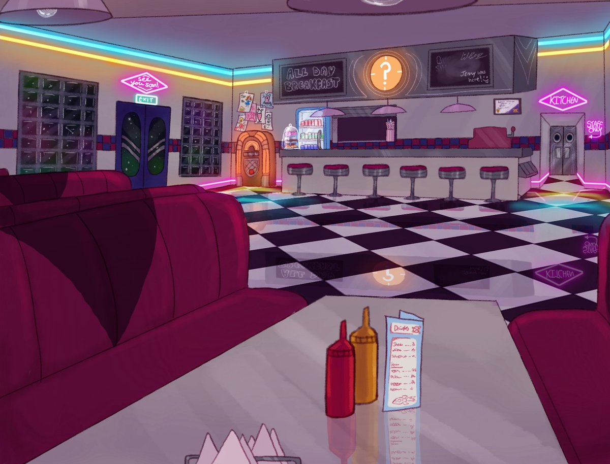 c0ffeeandchips's tweet photo. The time travelling diner pt.1
#DoctorWho #ClaraOswald #Whouffle 🤫 #Tardis #conceptart https://t.co/3sINMYhmQb